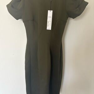 Perfect Olive Work Dress: NEVER WORN tags incl